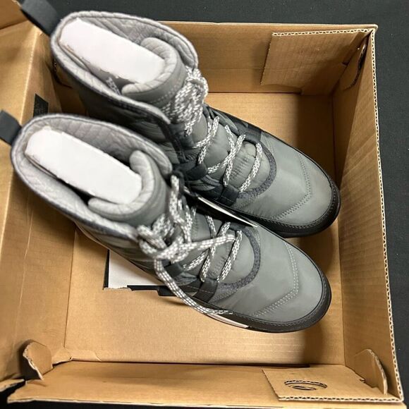 New Sorel Whitney II Short Lace Waterproof Boots 8 Quarry - Picture 2 of 6